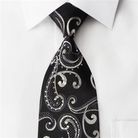 rhinestone tie|rhinestone neckties for women.